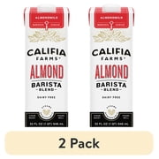 (2 pack) Califia Farms Original Almond Barista Blend Almond Milk 32 Fluid Ounces