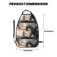 thumbnail image 2 of Pofeuu Swordsman Cool Dragon Print 2 Pack PU Leather Kick Mat Back Seat Protector, Universal Car Seat Back Organizer, Waterproof Backseat Protector For Most Car, 2 of 8