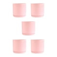 thumbnail image 1 of Destyer Cylindrical Flower Pots - Sturdy Ceramic Breathable Water Filtration System Straight Tube Matte Is DS pink M 5Set, 1 of 6