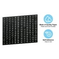 thumbnail image 4 of Etiquetas de caja de herramientas Uxcell 4 Set 180, pegatinas de tamaño de llave de vaso para organización de herramientas, negro, 4 of 6