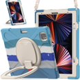 thumbnail image 4 of Funda con soporte de anillo ajustable para iPad de 9,7 pulgadas (2018) con correa para el hombro, gran soporte de anillo ajustable, protección contra golpes., 4 of 5