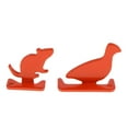 thumbnail image 4 of 4x Objetivo de Tiro de Silueta Animal Cacería Deportes Acuáticos Accesorio Deportivo Acuático Aire Libre Soledad Objetivo de silueta de animal, 4 of 7