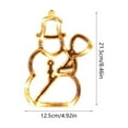 thumbnail image 6 of Christmas Suction Cup LED Light Decoration with Battery Operation, Holiday Window Display Featuring Snowflake and Snowman Designs for Warm White AmbianceX, 6 of 6
