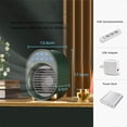 thumbnail image 3 of Ventilador de aire acondicionado portátil compacto, ahorro de energía, ecológico, tecnología de enfriamiento rápido, luces de colores, ventilación de aire flexible para el hogar, la oficina y el, 3 of 5