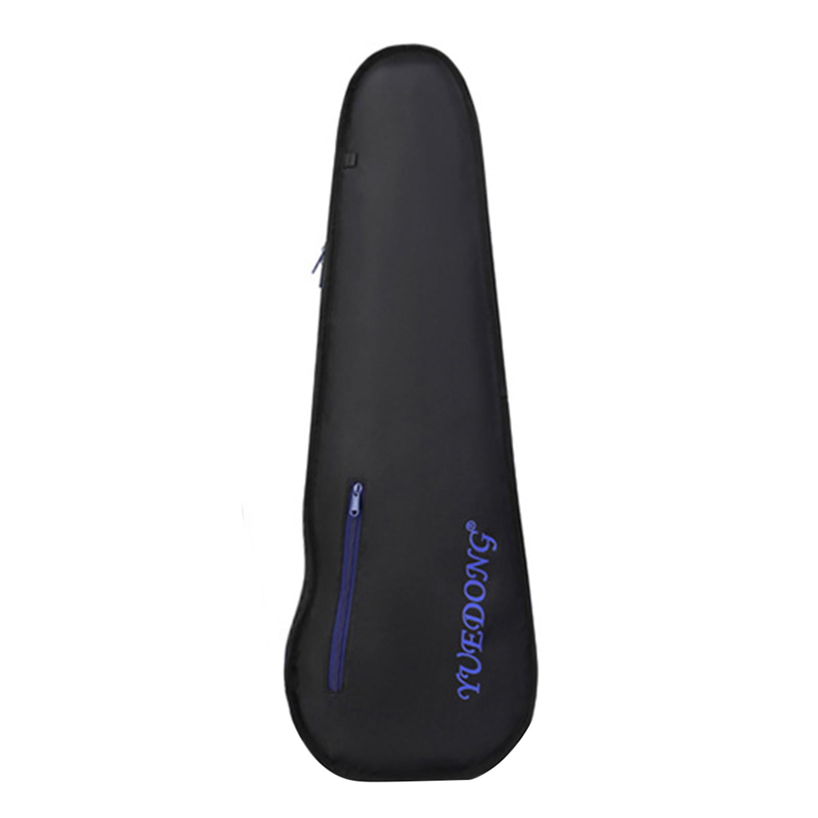 QccHieUs 4/4 Violin Case Portable Carrying Bag Foldable Adjustable Backpack Straps Violin black