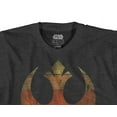 thumbnail image 4 of Star Wars Men's Distressed Rebel Alliance Starbird Symbol Graphic Print Adult T-Shirt, 4 of 7