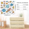 thumbnail image 3 of Space Elements Pattern Dish Towels 6 Pack Kitchen Cleaning Dish Cloths Absorbent Reuseable Cleaning Cloths 11'' x 11'', 3 of 9
