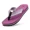 Purple, variant on Women's Orthotic Flip Flops Arch Support Fabric Straps Yoga Flat Cushioned Thong Sandals Ladies Summer Beach & Pool Shower Slides Purple