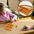 thumbnail image 4 of Childrenand Adults' Checkerboard Game, Family Game, Classic Night Board Game, Wooden, 4 of 8