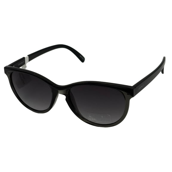 Esprit Sunglass Womens Black Soft  Square Plastic, Gradient Lens 39076. 538
