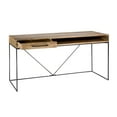 thumbnail image 5 of Moe's Home Collection Colvin Wood Writing Desk with Iron Base in Natural, 5 of 5