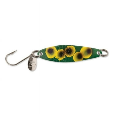 Luhr Jensen Crippled Herring Spoon 3 1/2" 3oz Fishing Lure Nickel/Neon ...