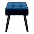 thumbnail image 4 of Costaelm Hank Tufted Velvet Upholstered Bench, Velvet Royal Blue, 4 of 7