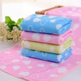 thumbnail image 3 of Washcloths Cotton Towel for Kids Baby ,Cute Cartoon Animal Printing Bath Towel Absorbent Drying Hair Towel, 10x20 inch, 3 of 3