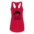 thumbnail image 2 of Internet is a Breeding Ground David Schitt's TV Quote Pop Culture Ladies Racerback Tank Top, Red, X-Large, 2 of 3