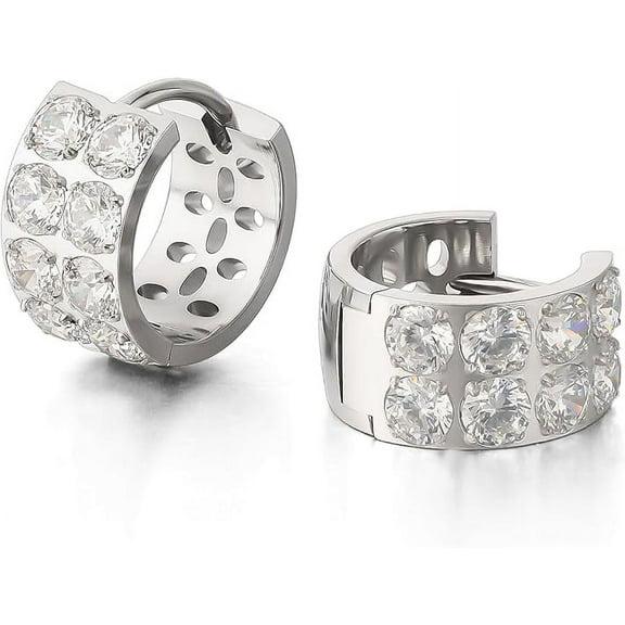 Limerencia G23 Pure Titanium Ear Huggie Hoops Earrings for Sensitive Ears Hypoallergenic