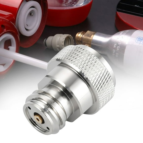 VIFERR Adaptateur de Cylindre de CO2 Adaptateur de CO2 en Laiton 2 Couleurs Remplacer la Conversion de Cartouche de réservoir pour Sodastream(Argent)