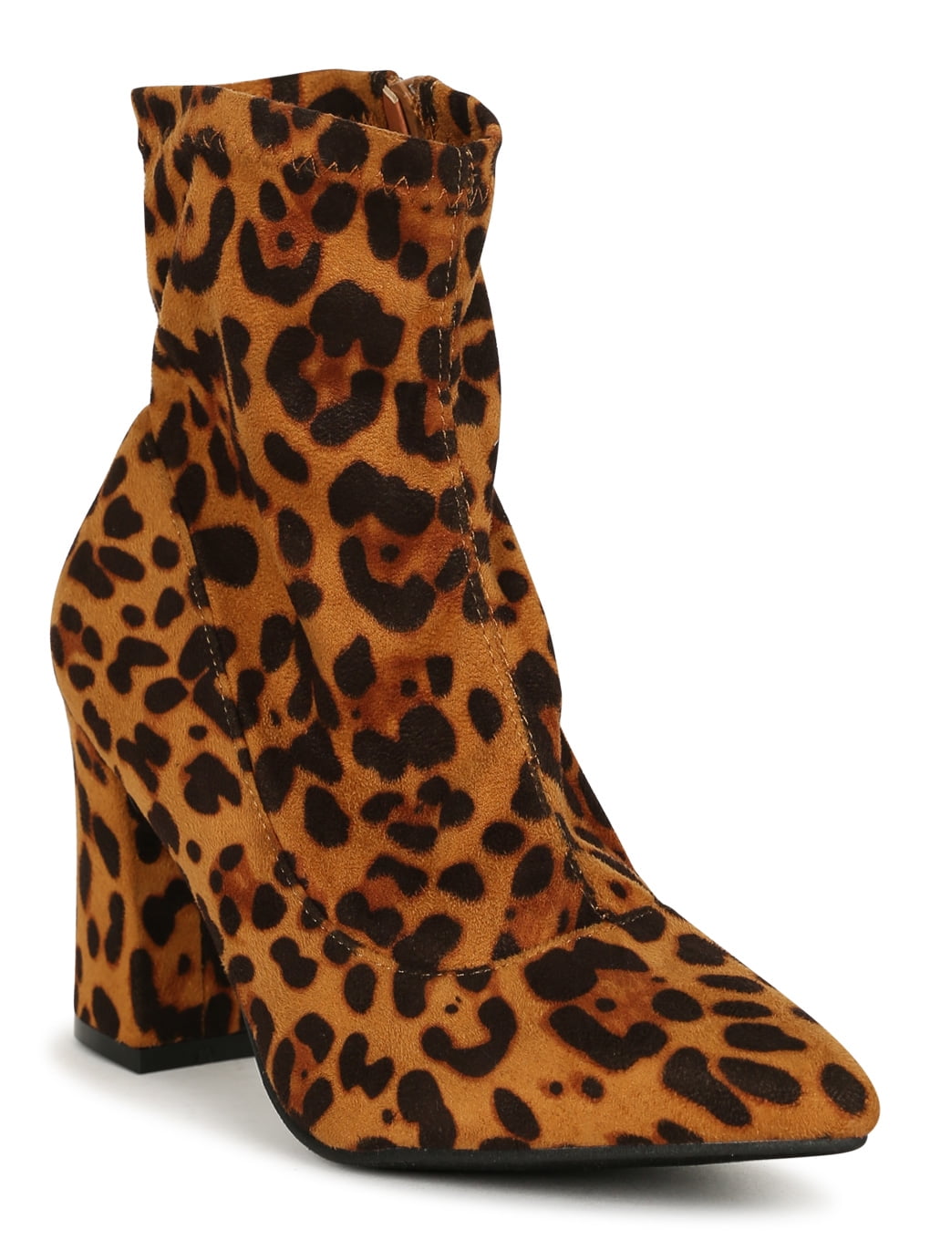 block bootie heels