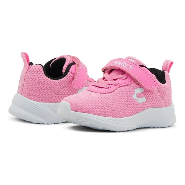 Tenis Deportivo Para Niña Correr Ligeros Antideslizantes Charly Rosa 21