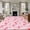Pink, variant on Round Rugs 3.3 Ft, Pink Flamingo Non Slip Area Rugs for Kitchen Bedroom Entryway, Summer Animals Washable Carpet Runner Rug Floor Mats for Bedroom Home Decor