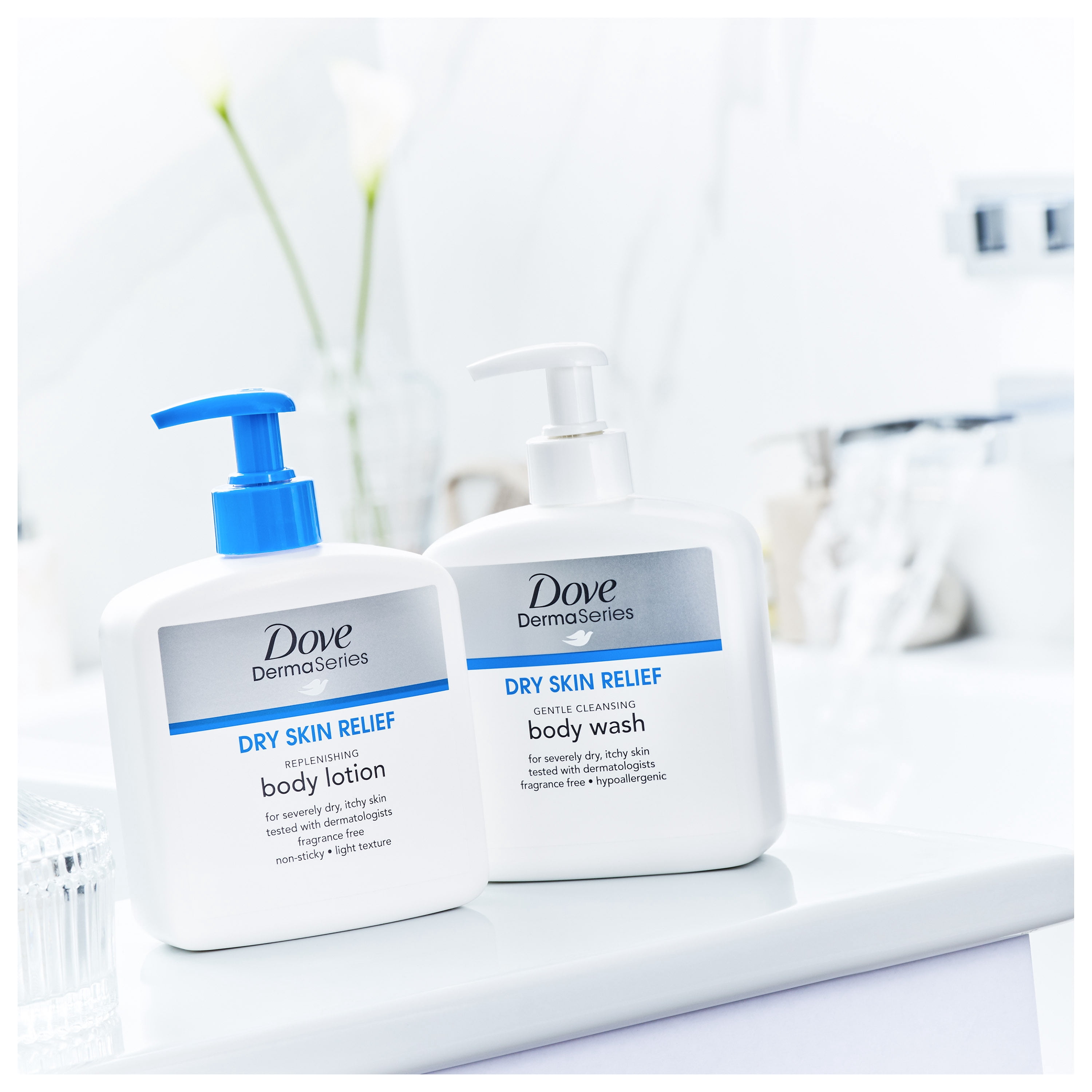 dermaseries dry skin relief gentle cleansing body wash