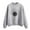 ZB-Gray, variant on Frostluinai Sweatshirt for Women Mock Neck Long Sleeve Lounge Pullover Solid Color Fall Sweat Shirts Loose Fit Sweatshirts Lightweight Tops