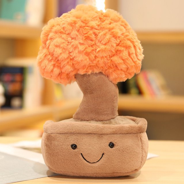 Creative Succulent Plant Decoration Plush Fun Simulation Potted Office Home Decoration-SinKeeU