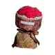 thumbnail image 4 of Ramo de flores artificiales de ganchillo, ramo tejido, regalo de cumpleaños, decoración del hogar retro Rojo, 4 of 9