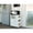 White, variant on Black Mobile Service Cart / Perfect for Limited Dining Room Space
