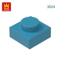 thumbnail image 1 of 588Pcs/Lot 3024 1x1 Short 1-Hole Building Blocks Classic Base Parts Compatible with Bricks Children Toys Assembly Gift Box 28.Dark Turquoise about 588pcs, 1 of 6