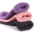 thumbnail image 3 of Yoicy Womens Extra Thick Wool Boot Crew Winter Socks (3 Pack),Plain Size 6-10,Multicolor, 3 of 7