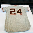 thumbnail image 6 of Beautiful Willie Mays Signed Authentic New York Giants Jersey JSA COA, 6 of 10