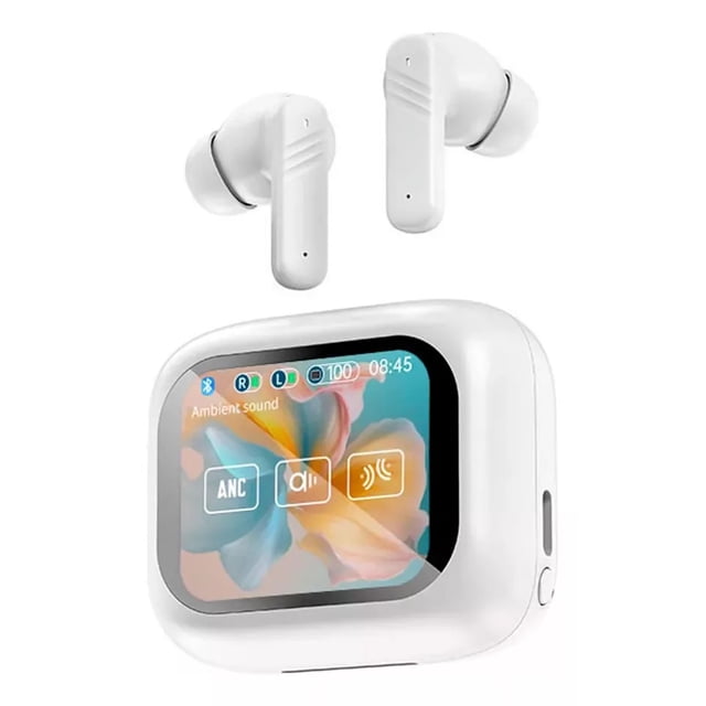 Pantalla Inteligente Lcd Intraural Bluetooth De Audifonos
