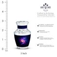 thumbnail image 2 of JAGASY Purple Galaxy Urn for Ashes for Women - Miniature Urn for Ashes Adult Male & Female - Funeral Black Urns for Parents - Handmade Keepsake Cremation Urns for Mom & Dad - ( 3 Inch ), 2 of 7