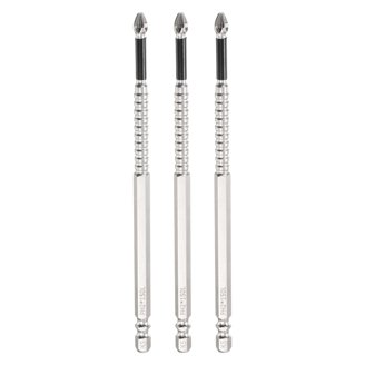 10-Pack PH2 Long Screwdriver Bits – 4 Inch S2 Steel, Magnetic Tips, 1/4" Hex Shank For Impact Drivers & Drills