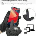 thumbnail image 2 of ROCKBROS Winter Thermal Cycling Gloves,Touch Screen Sensitive/Water Resistant/Windproof/Warm for Driving Cycling Running Outdoor Gloves, 2 of 7