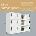 thumbnail image 2 of MECOLOR Metal Office and Home Storage Cabinet Locker with 9 Doors Thin Edge Beautiful Appearance, 2 of 12