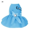 thumbnail image 2 of Methold Ropa para mascotas Chaleco con lazo de gasa Vestido Disfraz Regalo Ropa para mascotas Azul XS, 2 of 6