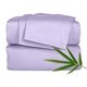 thumbnail image 1 of Sábanas de bambú puro tamaño matrimonial, viscosa 100 % orgánica genuina derivada del bambú, lujosamente suaves y refrescantes, doble costura, garantía de calidad de 2 años (matrimonial, lavanda), 1 of 1