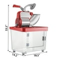 thumbnail image 3 of VEVOR Commercial Ice Crusher, Snowball Machine Commercial, Red Snow Cone Machine, 3 of 10