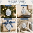 thumbnail image 4 of Beginner-Friendly DIY Heirloom Oval Embroidery Ornament Kit, Handmade Holiday Craft Kit for Creating Decorative Embroidery Ornaments and Seasonal Home Decor, 4 of 7