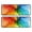 Colorful Ink Pattern, variant on Kitchen Rugs Sets Of 2,Colorful Rainbow Tie Dye Spiral Pattern Anti Fatigue Kitchen Mat Rugs Non Slip Washable,Decorative Kitchen Floor Mats for Kitchen,Sink,Laundry,17"x47"+17"x47"