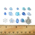 thumbnail image 4 of Mixed Styles Transparent Acrylic Beads Mixed Shapes Deep Sky Blue 5~20x6~12.5x1.5~10mm Hole: 1~2.5mm 539pcs/box, 4 of 6