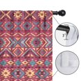 thumbnail image 4 of Blackout Kids Curtains,Colorful Geometric Pattern Childrens Insulated Curtains Set Of 2,Bedroom Essentials,Toddler Room Decor 42x84in(106x213cm), 4 of 5