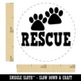 thumbnail image 2 of Rescue Cat Dog Paw Print Self-Inking Rubber Stamp Ink Stamper - Black Ink - Mini 1/2 Inch, 2 of 7