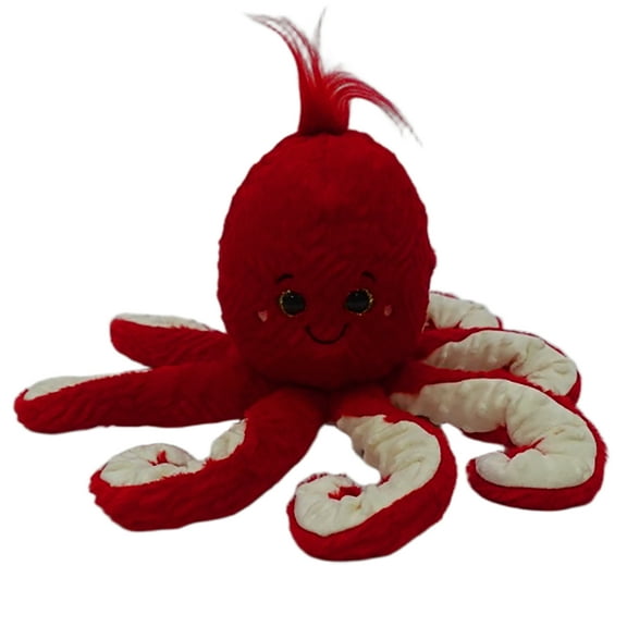 Medium Octopus Plush, Red, 8", Valentine's Day by Way To Celebrate