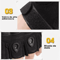 thumbnail image 5 of Guantes Tacticos Militar Medio Dedo Motocicleta Y Bicicleta  Talla G Lab.G Negro, 5 of 5