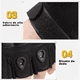 thumbnail image 5 of Guantes Tacticos Militar Medio Dedo Motocicleta Y Bicicleta  Talla G Lab.G Negro, 5 of 5