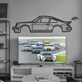 thumbnail image 3 of LaModaHome 911 Turbo Model 930 Detailed Metal Silhouette Wall Art, 3 of 5