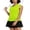 Neon Green, variant on Pinspark Polo T Shirts for Women Sleeveless Golf Shirts Quick Dry Tennis Shirt Solid Workout Shirt